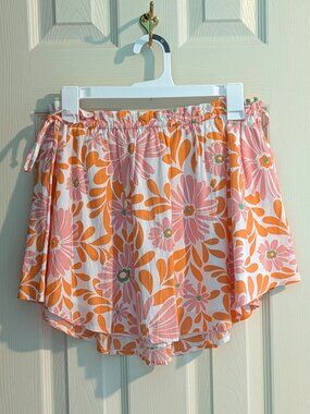 Aerie Relaxed Fit Floral Mini Skirt